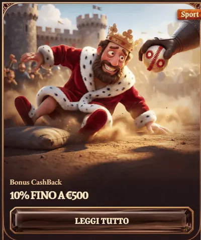 Bonus cashback sport 10 percento fino a 500 euro