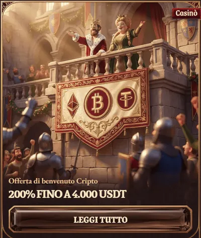 Offerta di benvenuto cripto 200 percento fino a 4000 usdt
